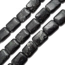 arfvedsonite smooth rectangle shape beads