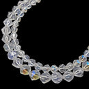 ab coated frosted cream quartz faceted star cut beads