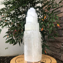 natural selenite tower light lamp not included