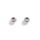 304 Stainless Steel Magnetic Clasp Cylinder Round Ball 10x20mm 2 Pieces Per Bag