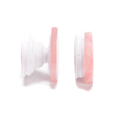 Rose Quartz Mobile Phone Grip Popsocket Hexagon Shape Size 2''