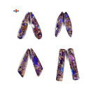 Purple Sea Sediment Jasper Pendant Earrings Sold Per Pair