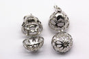 silver metal oil diffuser pendant teardrop