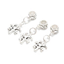 925 Sterling Silver Tree Charm Pendant Size 11x31mm 3 Pcs Per Bag