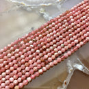 natural rhodochrosite faceted round