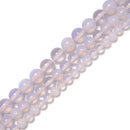 Pink Opalite Smooth Round Beads Size 6mm 8mm 10mm 15.5'' Strand