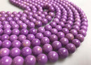 natural phosphosiderite smooth round beads