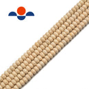 natural river stone smooth rondelle beads