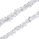 Natural Clear Quartz Chips Beads Size 5-6mm 7-8mm 15.5'' Strand