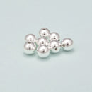 925 Sterling Silver Round Beads Size 2mm-12mm Sold by Bag