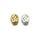 Alloy Silver/Gold Plated Rhinestone Skull Pendant Charm 15x20mm Sold by Piece