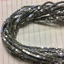 copper gold silver gray plated hematite smooth cube beads