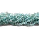 Light Blue Apatite Irregular Pebble Nugget Chips Beads 4-6mm 34" Strand