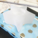 natural selenite star shape tea candle holder