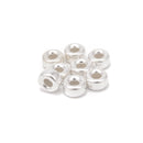 925 Sterling Silver Large Hole Rondelle Beads Sizes 1x3mm -6x10mm Sold by Bag
