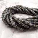 natural labradorite Heishi Rondelle Discs beads