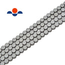 gray hematite matte shape beads