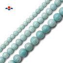 High Grade Green Peruvian Amazonite Smooth Round Beads 6mm 8mm 10mm 15.5"Strand