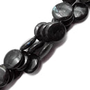 arfvedsonite smooth shape beads