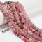 Cherry Flower Sakura Quartz Smooth Round Beads Size 6mm 8mm 10mm 15.5'' Strand