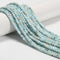 Natural Larimar Faceted Rondelle Beads Size 1.5x2mm 3x4.5mm 15.5'' Strand
