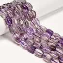 Grade A Light Amethyst Irregular Rectangle Cube Beads 12x18mm 14x20mm 15.5" Strd