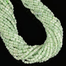 Natural Jade Bamboo Tube Shape Beads Size 4x6mm 15" Strand