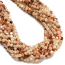 Natural Shell Smooth Round Beads Size 4mm 5mm 15'' Strand