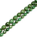 Dark Green Turquoise Smooth Oval Shape Beads Size 11x14mm 15x18mm 15.5" Strand