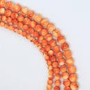 Natural Spiny Oyster Smooth Round Beads Size 5mm 6mm 7mm 8mm 16" Strand
