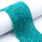 Natural Green Amazonite Smooth Round Size 5mm 15.5'' Strand