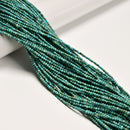 Natural Genuine Turquoise Smooth Round Beads Size 2mm 16" Strand