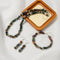 Indian Agate Chips Beads Size 5-8mm Jewelry Set Earrings Bracelet Necklace