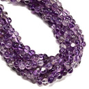 Grade AB Natural Amethyst Pebble Nugget Beads Size 7-8x8-9mm 15.5" Strand
