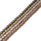 Gray/Gold/Silver/Copper Color Hematite Scallop Shape Beads Size 8x9mm 15.5''Strd