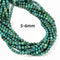 Genuine Blue Green Turquoise Smooth Round Beads Size 4-5mm to 9-9.5mm 15.5'' Std