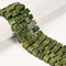 Natural Green Jade Smooth Cube Beads Size 8-9mm 15.5'' Strand