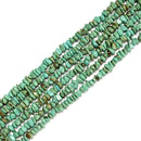 Light Blue Turquoise Irregular Pebble Nugget Chips Beads Size 7-8mm 15.5" Strand