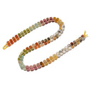 12 Multi-color Gemstone Smooth Cube Shape Beads Size 4mm 15" Strand