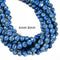 Mohave Copper Royal Blue Turquoise Smooth Round Beads 6mm 8mm 10mm 15.5'' Strand