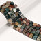 Natural Indian Agate Smooth Cube Beads Size 8-9mm 15.5'' Strand