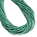 Blue Turquoise Heishi Disc Beads Size 2.5x3mm 15.5" Strand