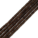 Natural Smoky Quartz Smooth Rondelle Disc Beads Size 2x6mm 15.5'' Strand