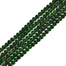 Green Sand Goldstone Heart Shape Beads Size 4mm 15.5'' Strand