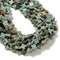 Natural African Turquoise Four Leaf Clover Shape Beads Size 8mm 15.5'' Strand