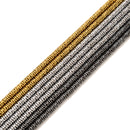Titanium 14K Gold/Gray/Silver Hematite Wavy Rondelle Discs 1.5x6mm 15.5" Strand