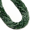 Gradient Natural Jadeite Jade Faceted Round Beads Size 3mm 15.5'' Strand