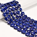 Lapis Lazuli Five-Pointed Star Shape Beads Size 15mm 15.5" Strand
