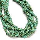 Light Blue Turquoise Irregular Pebble Nugget Chips Beads Size 7-8mm 15.5" Strand