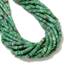 Natural Chrysoprase Smooth Heishi Disc Beads Size 2x4mm 15.5'' Strand